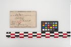 Etikett zu Keramiktassenhenkel (NHMW-PRAE-024701)